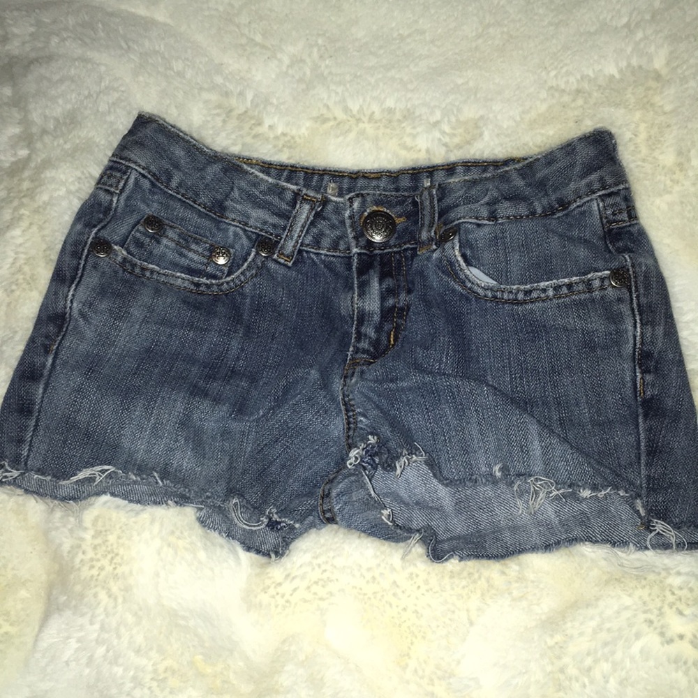 girls denim shorts